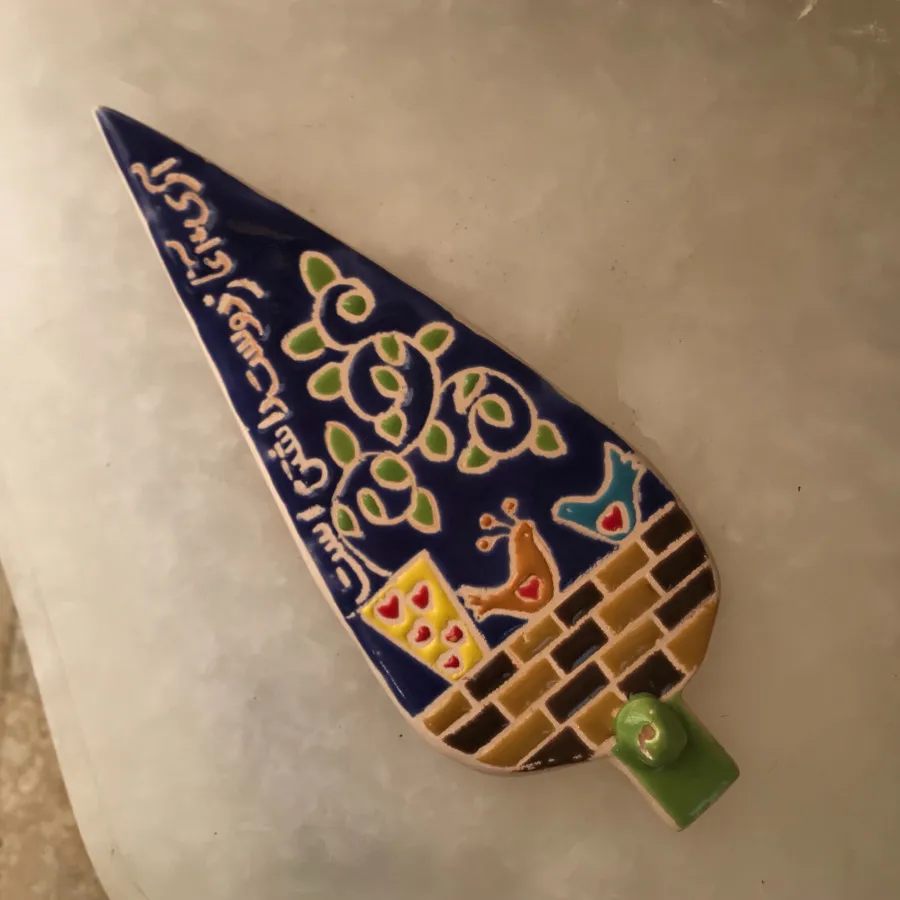 جا عودی سفالی طرح سرو