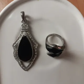 ست پلاک و انگشتر