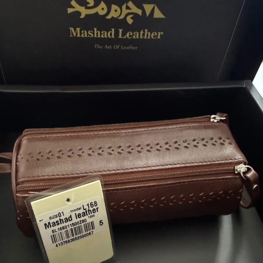 کیف لوازم آرایش چرم مشهد