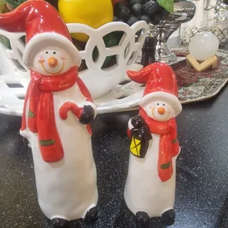 مجسمه طرح ادم برفی