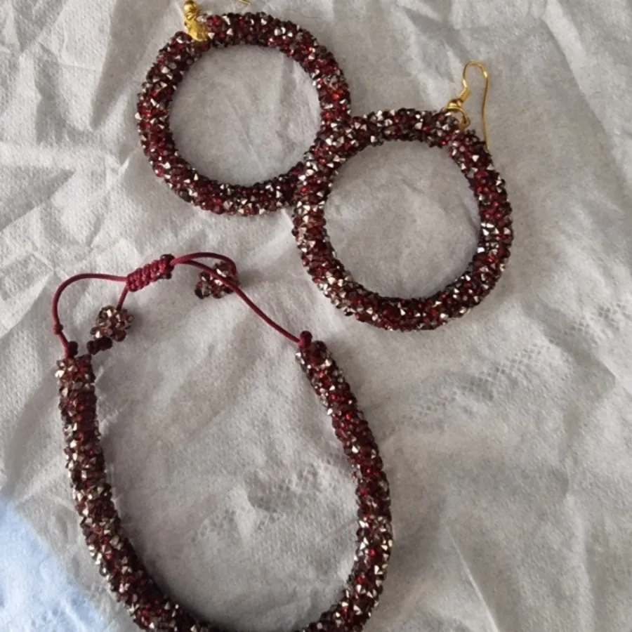 گوشواره ودستبند ست