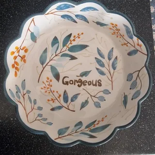 ظرف دالبری گلدار