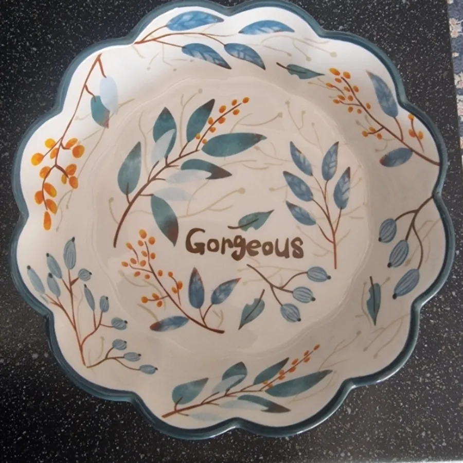 ظرف دالبری گلدار