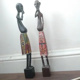 مجسمه چوبی آدمک آفریقایی