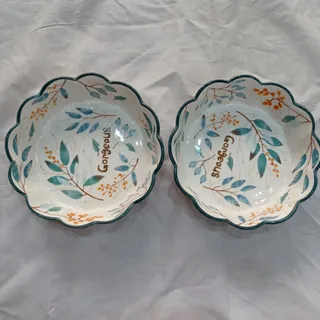 ظرف دالبری گلدار