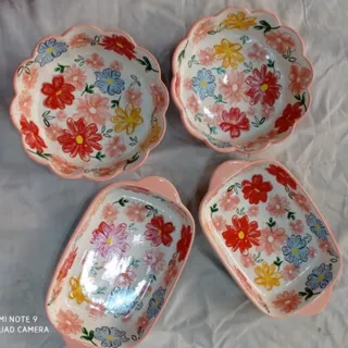 ظروف دالبری گلدار