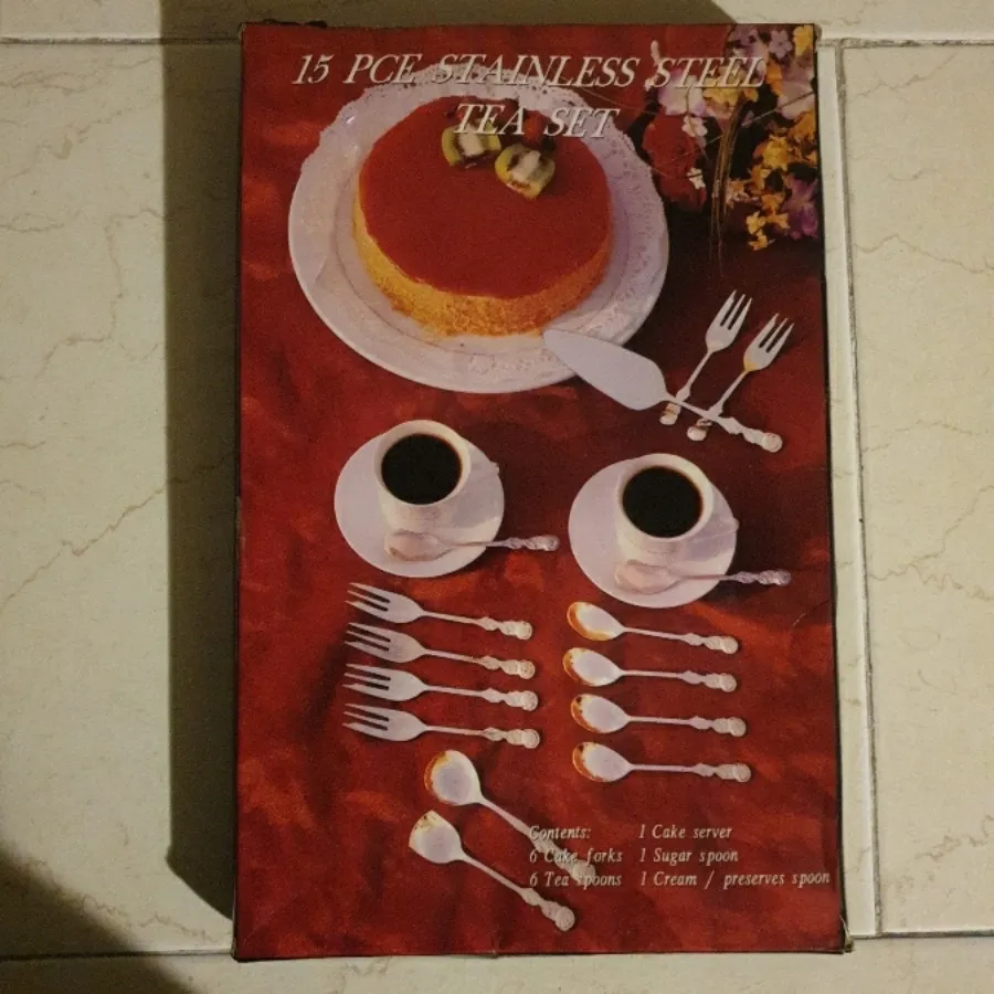 ست قاشق چنگال چای خوری