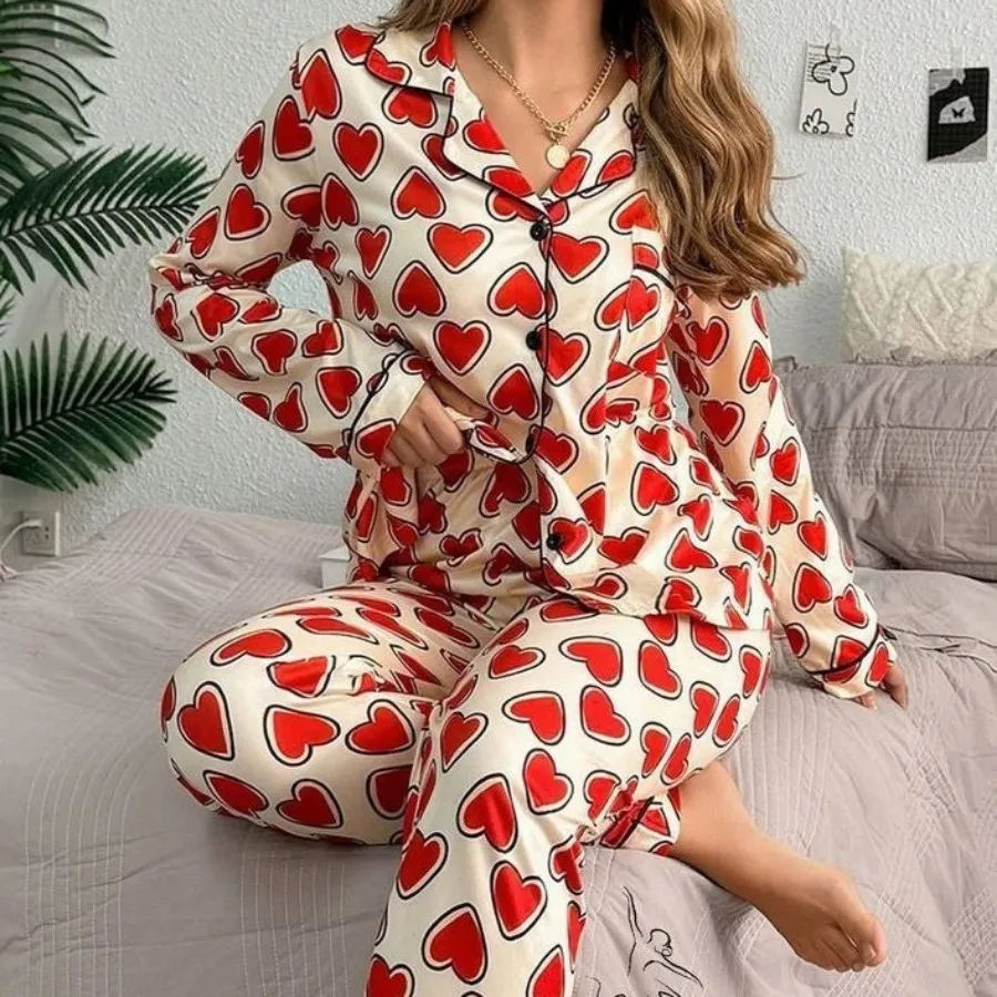 شومیز وشلوارساتن فانتزی
