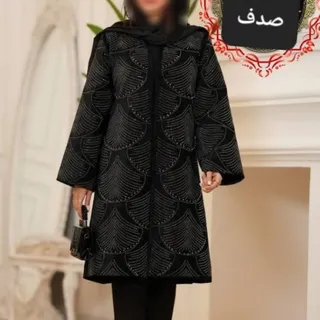 مانتو کتی مروارید دوزی