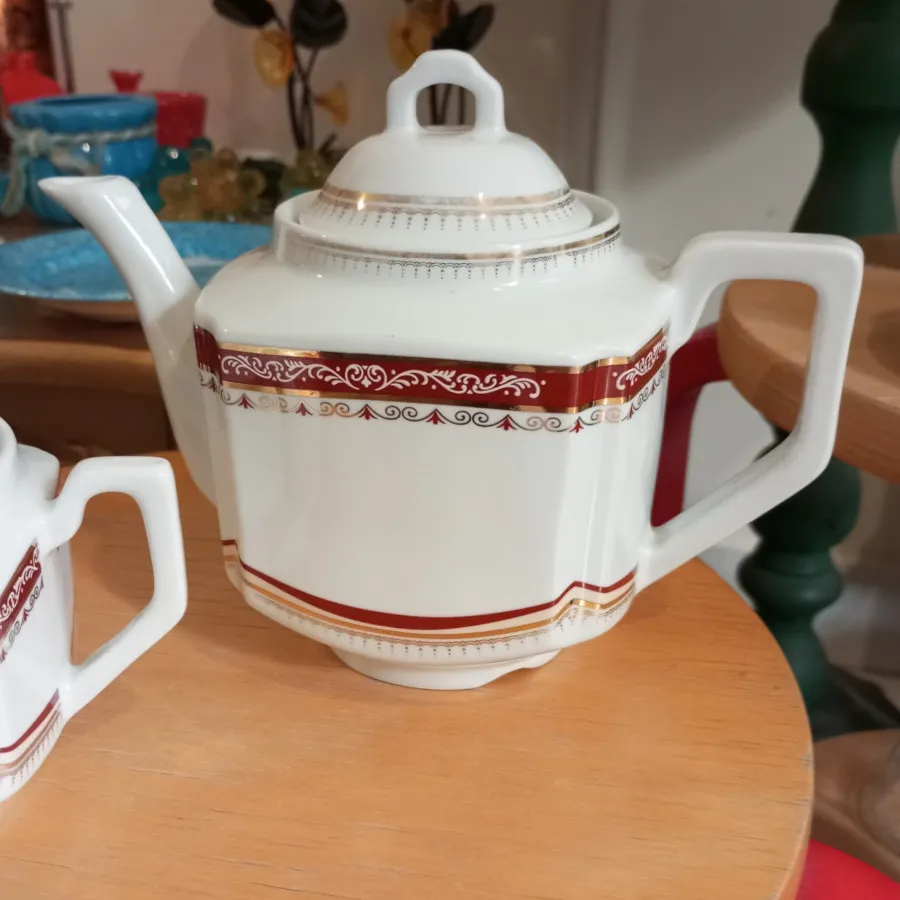 ست قوری و قندان چینی