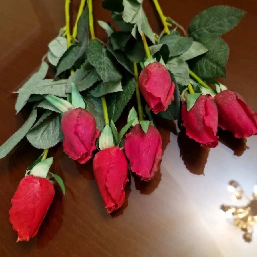 6 غنچه گل رز خارجی