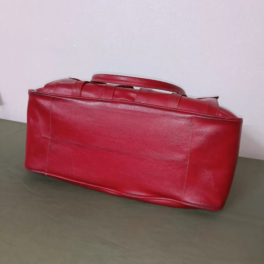 ساک چرم قدیمی مسافرتی