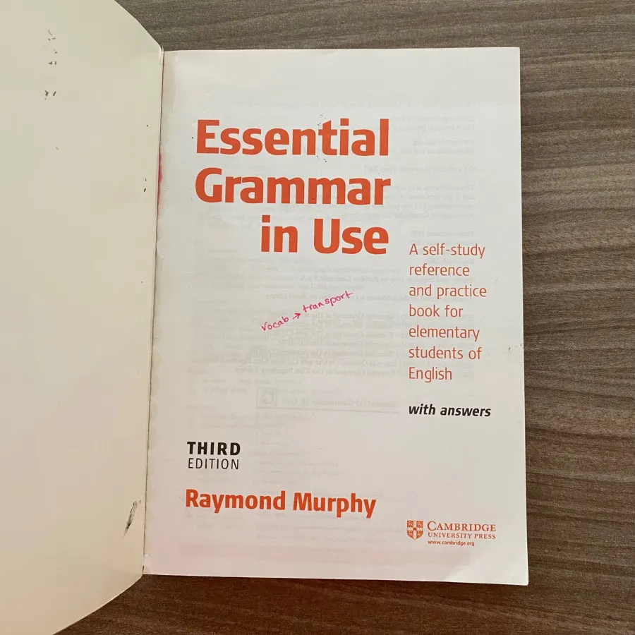 Essential Grammar in Use