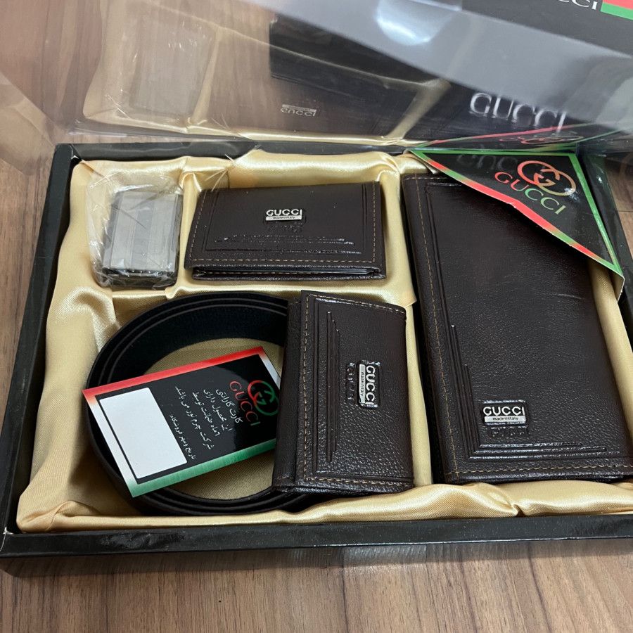 ست کیف و کمربند مردانه