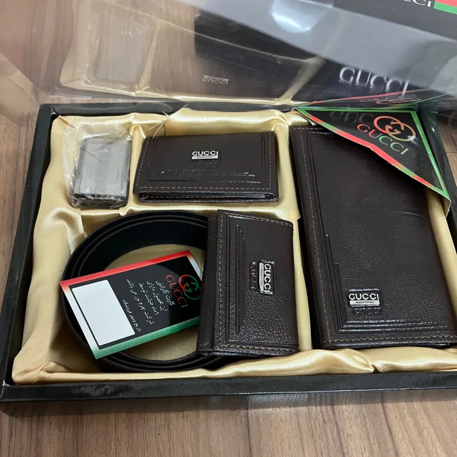 ست کیف و کمربند مردانه