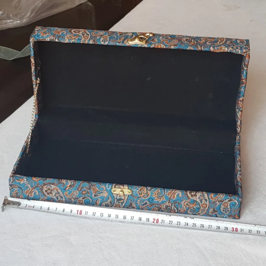 جعبه چوبی نو با روکش ترمه