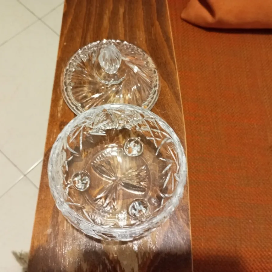 قندان یا نقل خوری کریستال