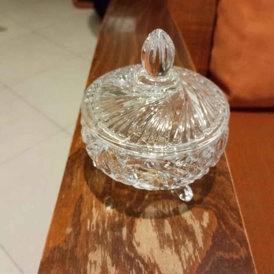 قندان یا نقل خوری کریستال