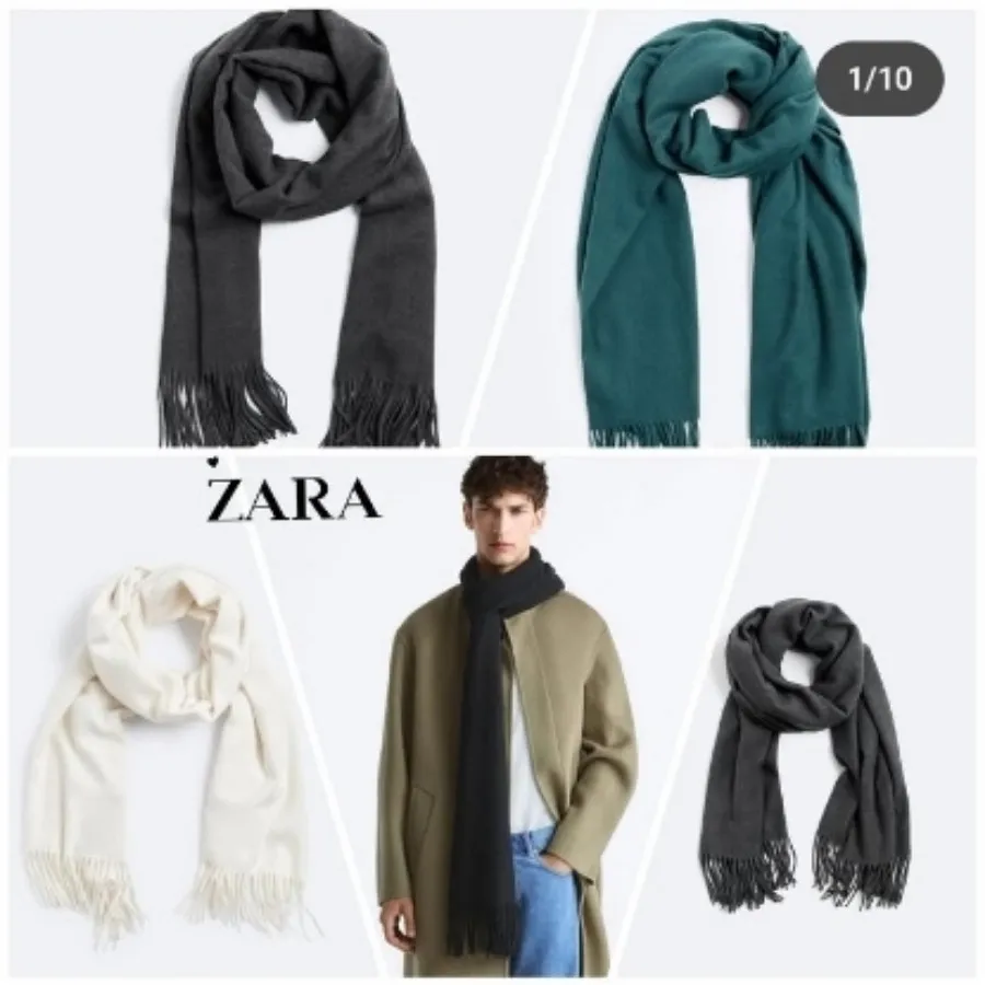 شال گردن زارا مردونه