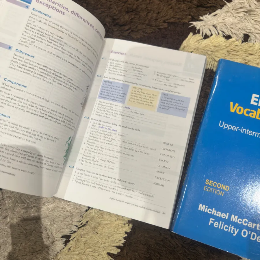 کتاب زبان vocabulary