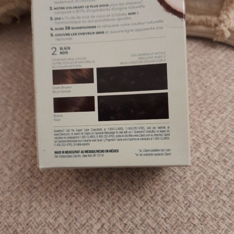 رنگ موی CLAIROL