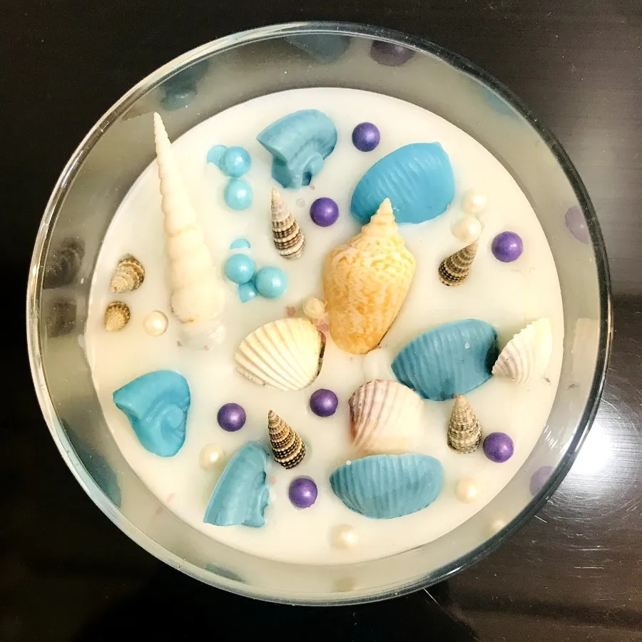 شمع دریایی بزرگ شیشه ای