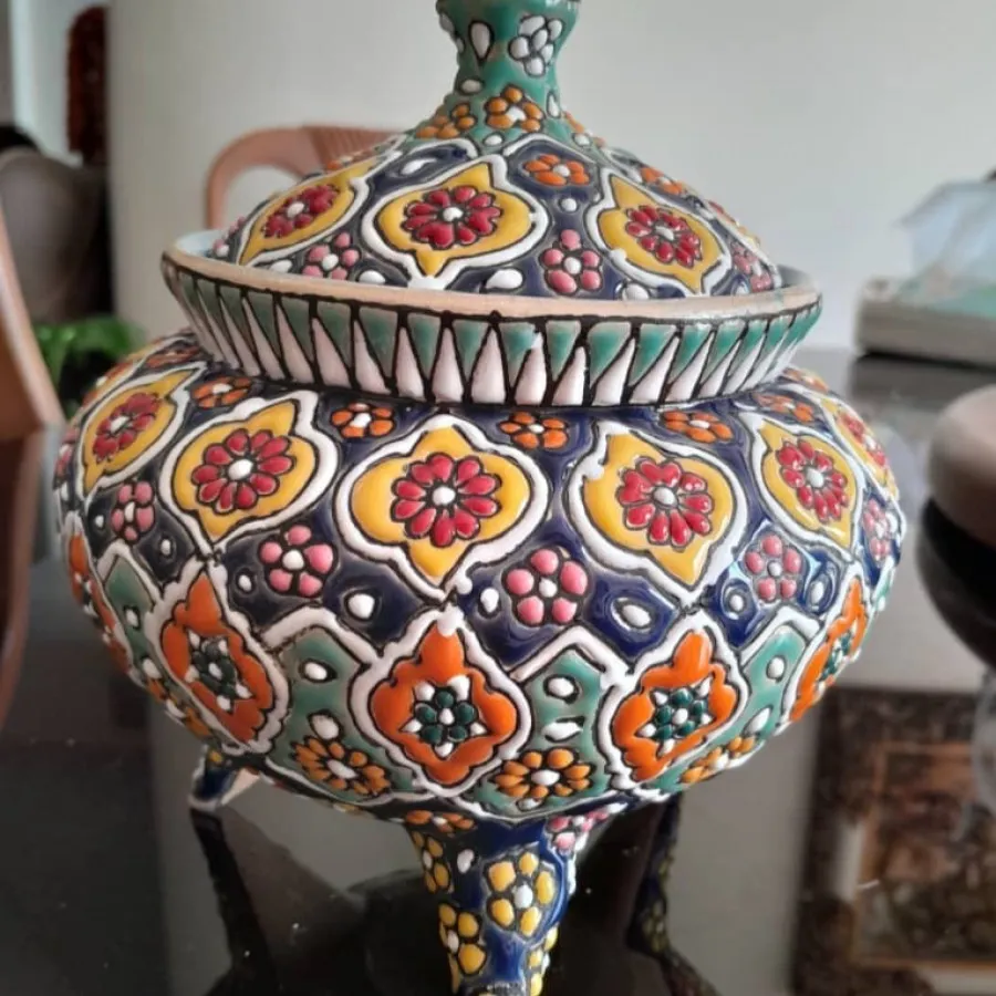 شکلات خوری مینا کاری