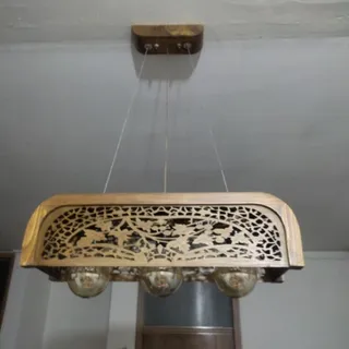 لوستر چوبی آشپزخانه واتاق