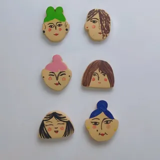گوشواره های میخی دست ساز
