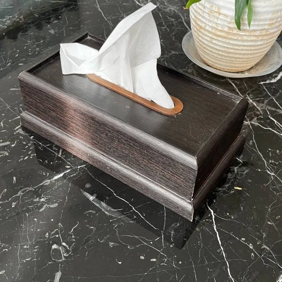 جعبه دستمال کاغذی چوبی