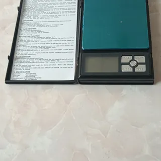ترازو جیبی نوت بوک نیم کی