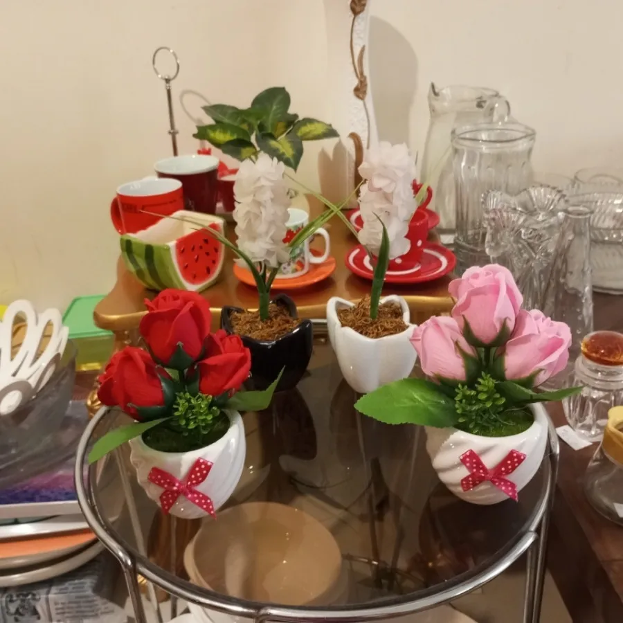 گلدان های مصنوعی دکوری