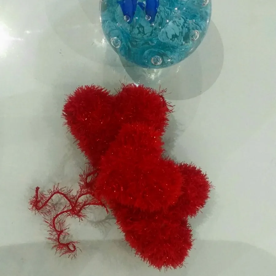 قلب ولنتاین بافتنی❤