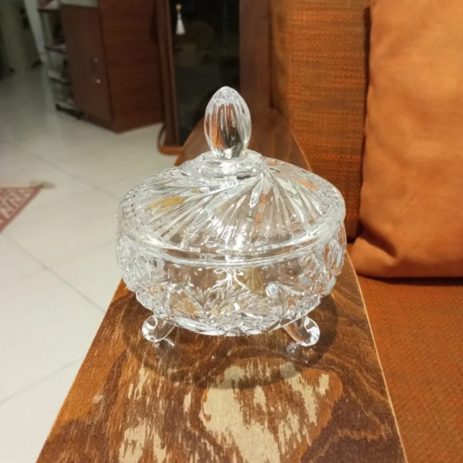 قندان یا نقل خوری کریستال