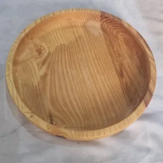 بشقاب چوبی