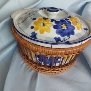 قابلمه چینی گل پنبه