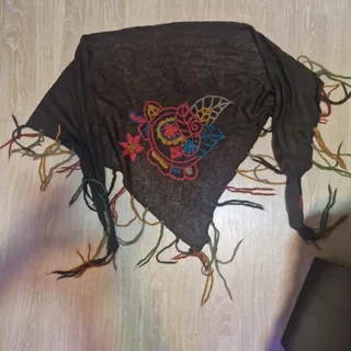 شال وروسری سه گوش  بافت