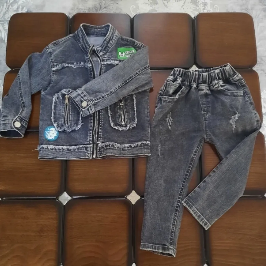 کت وشلوار جین بچه گانه