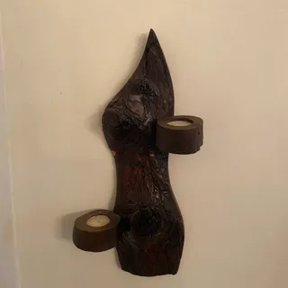 جاشمعی دیواری چوبی