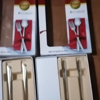 دو دست سرویس قاشق چنگال