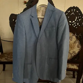 کت تک آبی اسمانی