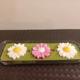 شمع شیشه ای تخت