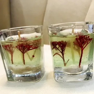 شمع ژله ای سبز
