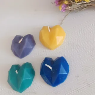 شمع طرح قلب