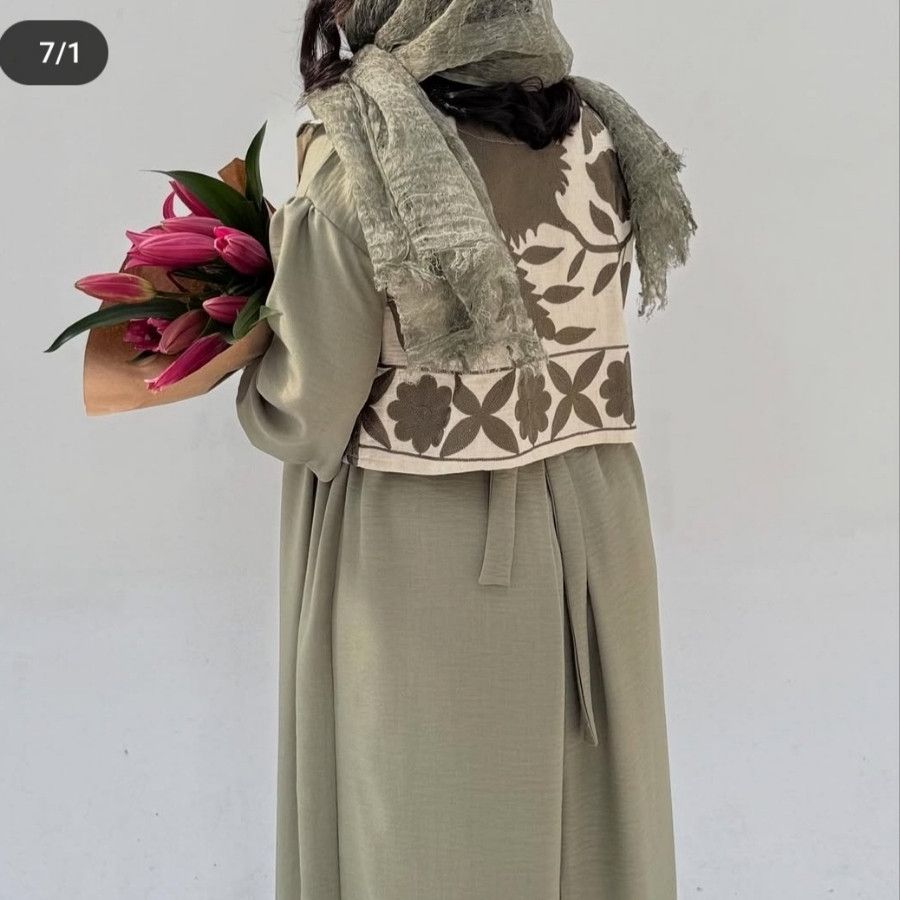 پیراهن بارداری اتکت دار