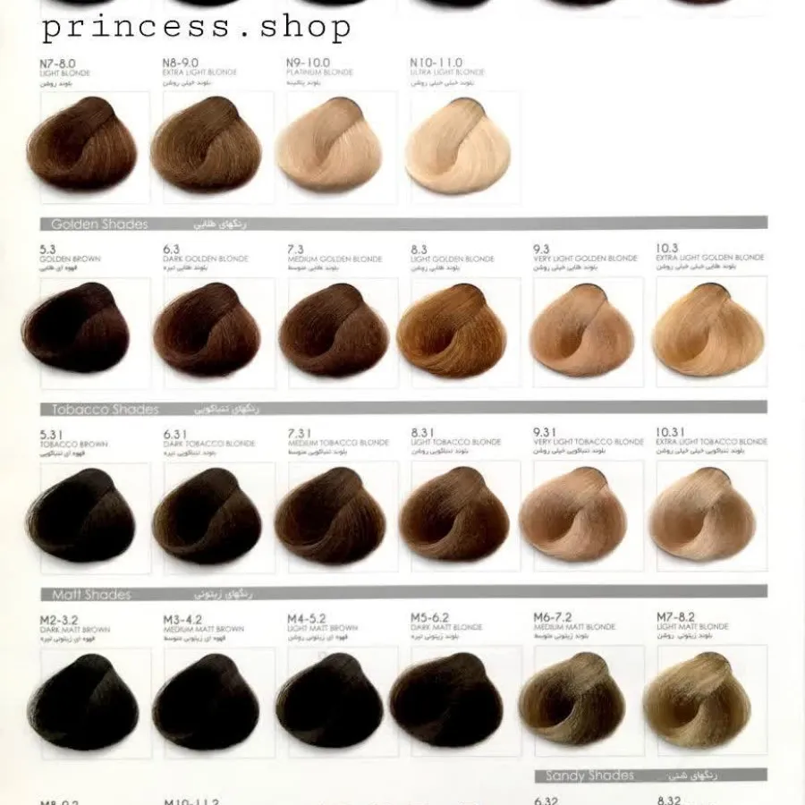 رنگ مو کراتینه polobeauty