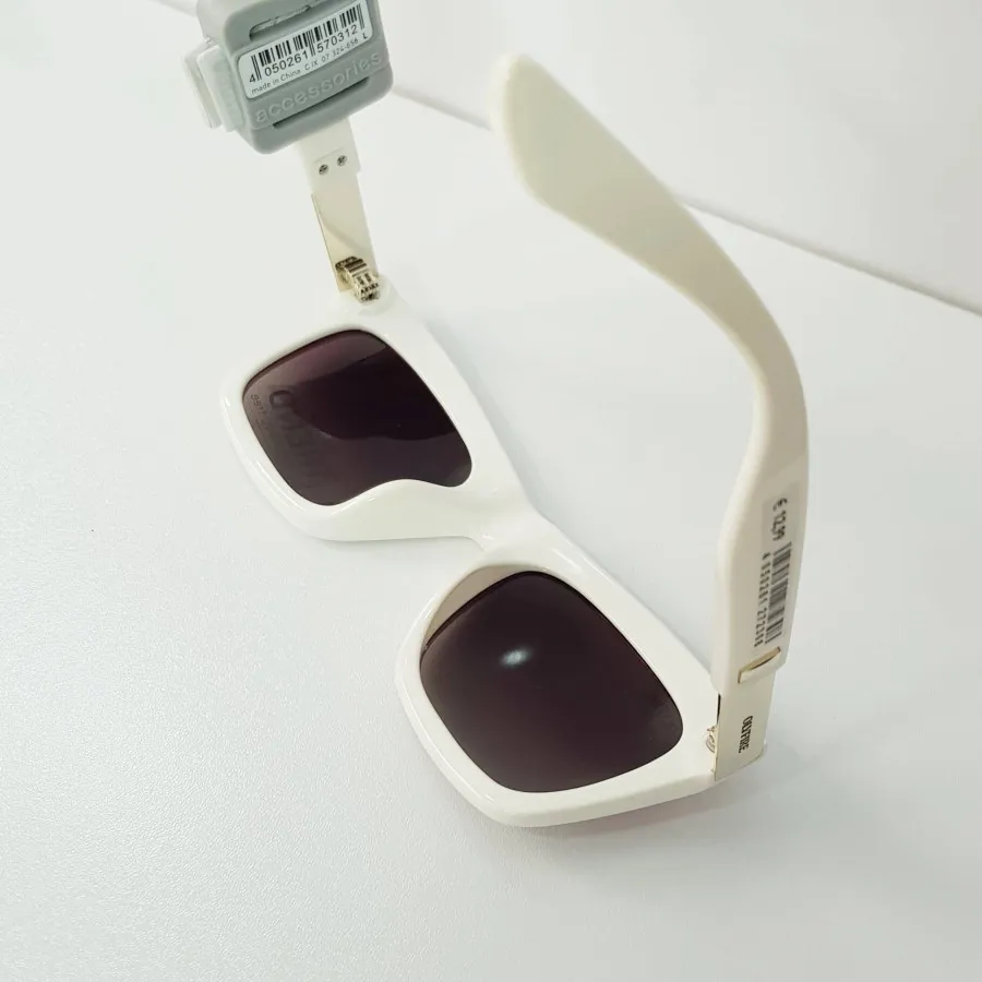 عینک سفید طلایی uv400