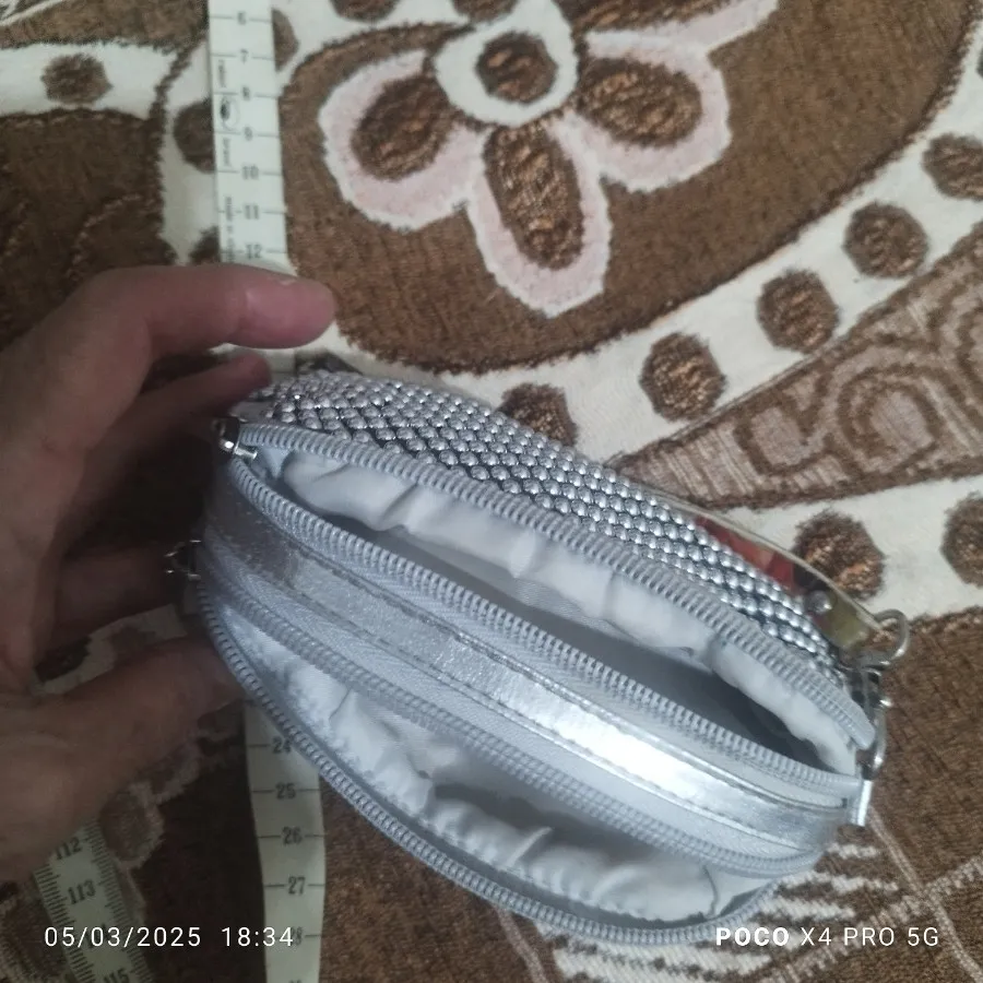 کیف مرواریدی دوخانه