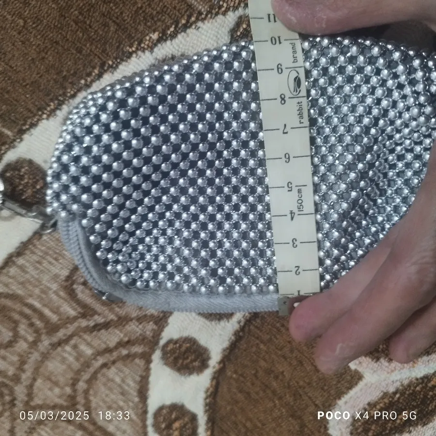 کیف مرواریدی دوخانه