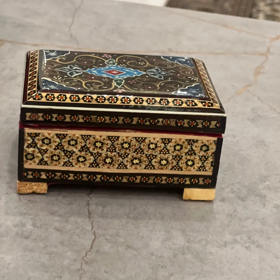 جعبه خاتم کاریکار اصفهان